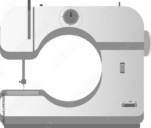 Illustration for Sewing Machine Day.Sewing.Vector illustration of sewing stuff.