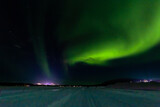 Northern Lights in Jukkasjärvi, northern Sweden