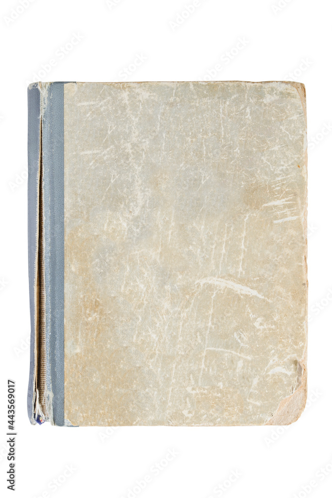 Naklejka premium Torn book isolated