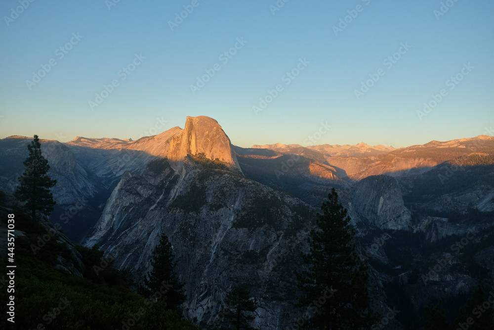 Half Dome at sunset, Yosemite national Park, California, USA