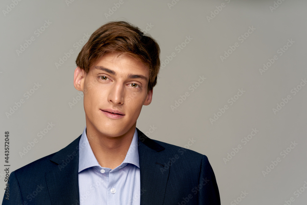 business man in a suit self-confidence elegant style executive business man in a suit self-confidence elegant style executive