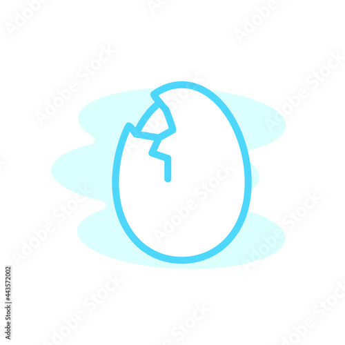 Illustration Vector graphic of egg icon template