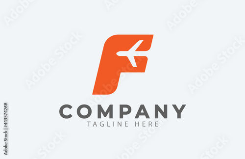 initial F Flight design logo inspiration