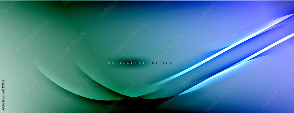 Abstract background. Shadow lines on bright shiny gradient background. Abstract background. Shadow lines on bright shiny gradient background.
