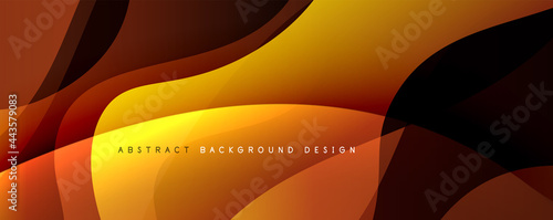 Trendy simple fluid color gradient abstract background with dynamic wave line effect. Vector Illustration For Wallpaper, Banner, Background, Card, Book Illustration, landing page