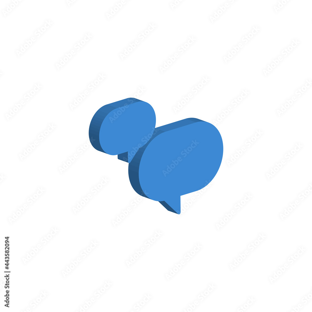 Speech bubble icon isolated on white background. Chat symbol modern, simple, vector, icon for website design, mobile app, ui. Vector Illustration Speech bubble icon isolated on white background. Chat symbol modern, simple, vector, icon for website design, mobile app, ui. Vector Illustration