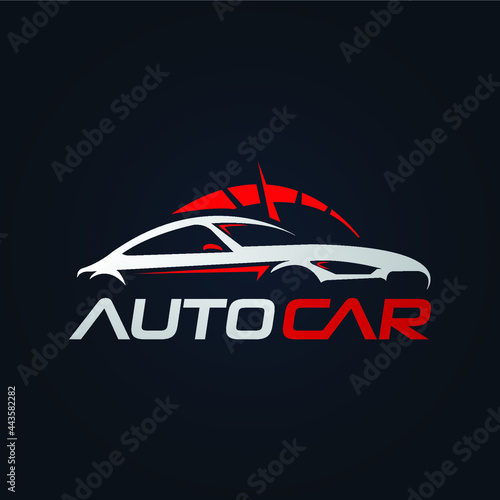 Car Garage Premium Concept Logo Design