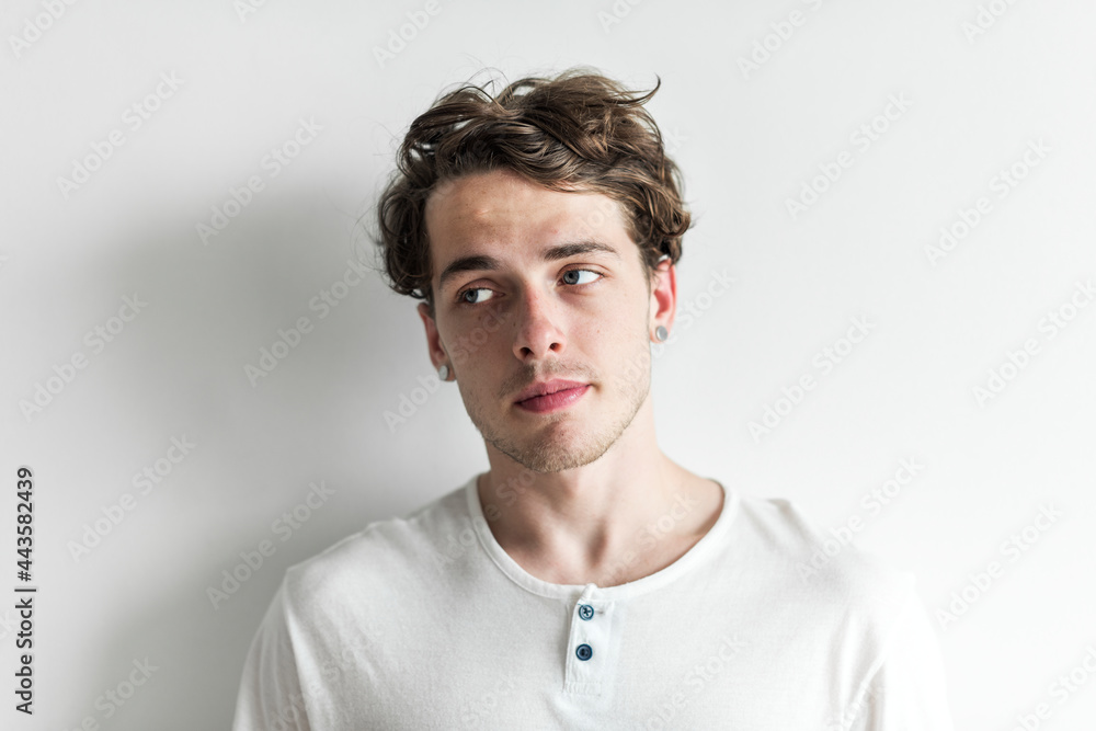 Obraz premium A portrait of Caucasian man