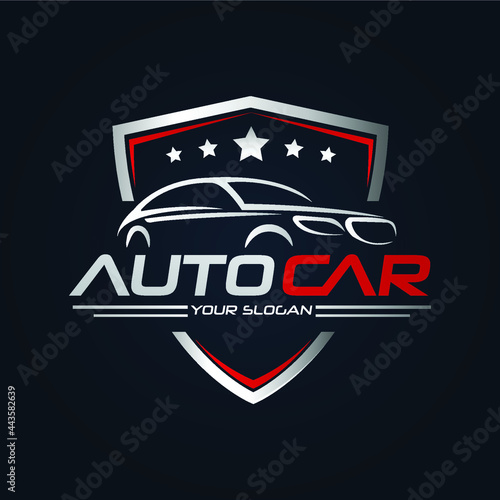 Car Garage Premium Concept Logo Design