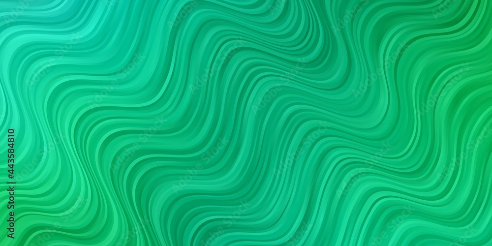 Light Green vector background with curved lines. Light Green vector background with curved lines.