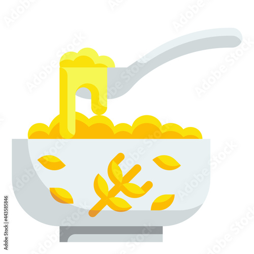 porridge flat icon