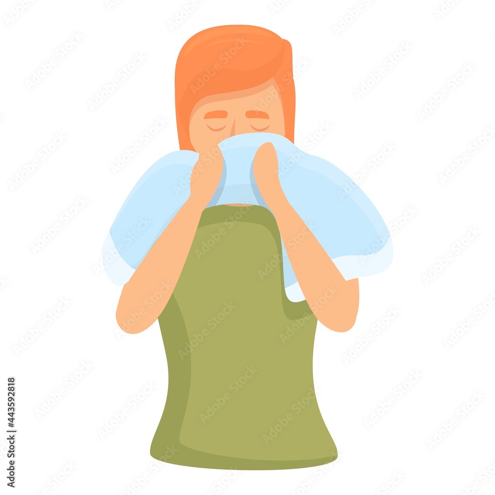 Girl face care icon cartoon vector. Beauty skin care. Facial cream