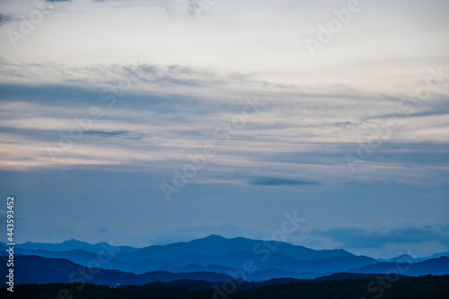 July 6, 2021-Sangju, South Korea-A View of Sunset scene at Gyeongcheon Island in Sangju, about 200km south of Seoul, South Korea. © 승일 류