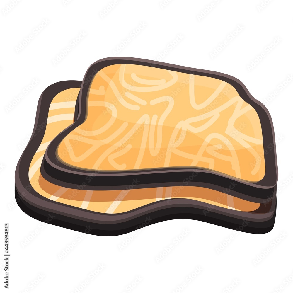 Forest truffle icon cartoon vector. Cooking fungus. Mushroom truffle