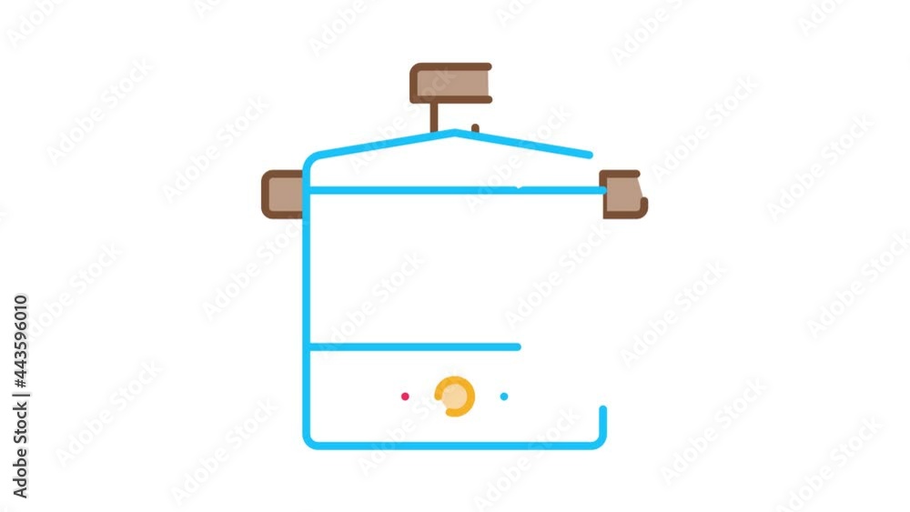 Tool Sterilizer Icon Animation. color Tool Sterilizer animated icon on white background Tool Sterilizer Icon Animation. color Tool Sterilizer animated icon on white background