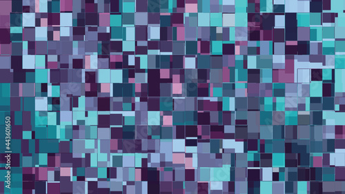 Unique Colorful Abstract Pixel Background