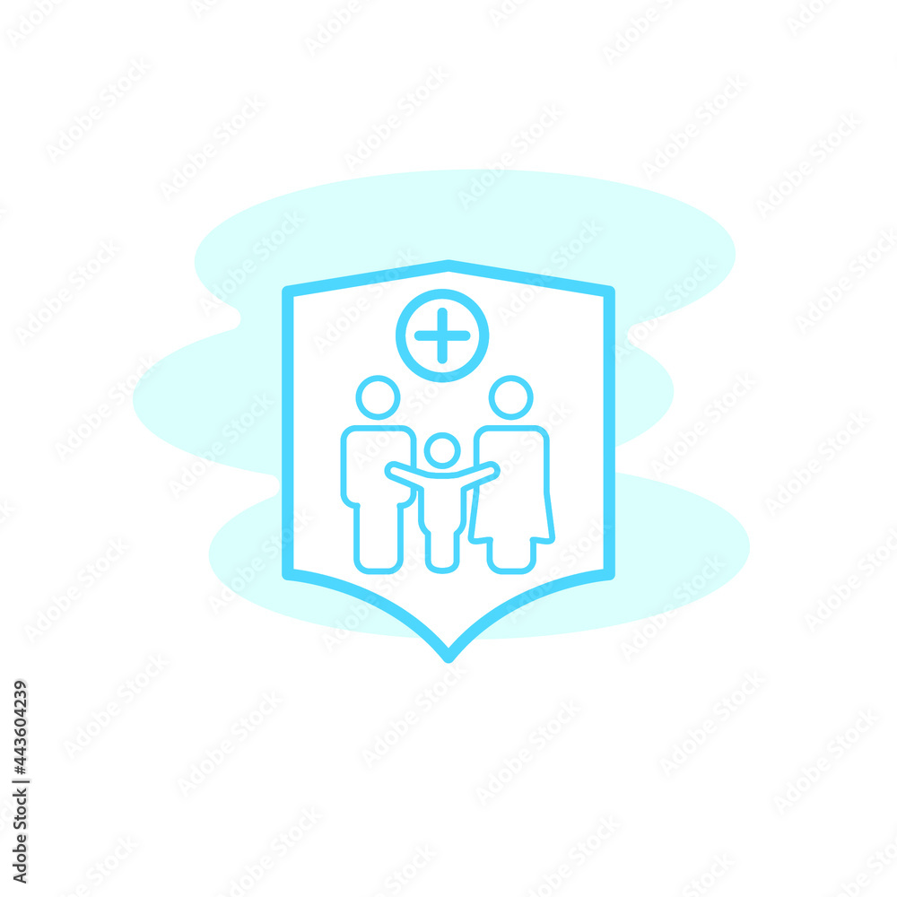 Illustration Vector graphic of insurance icon template Illustration Vector graphic of insurance icon template
