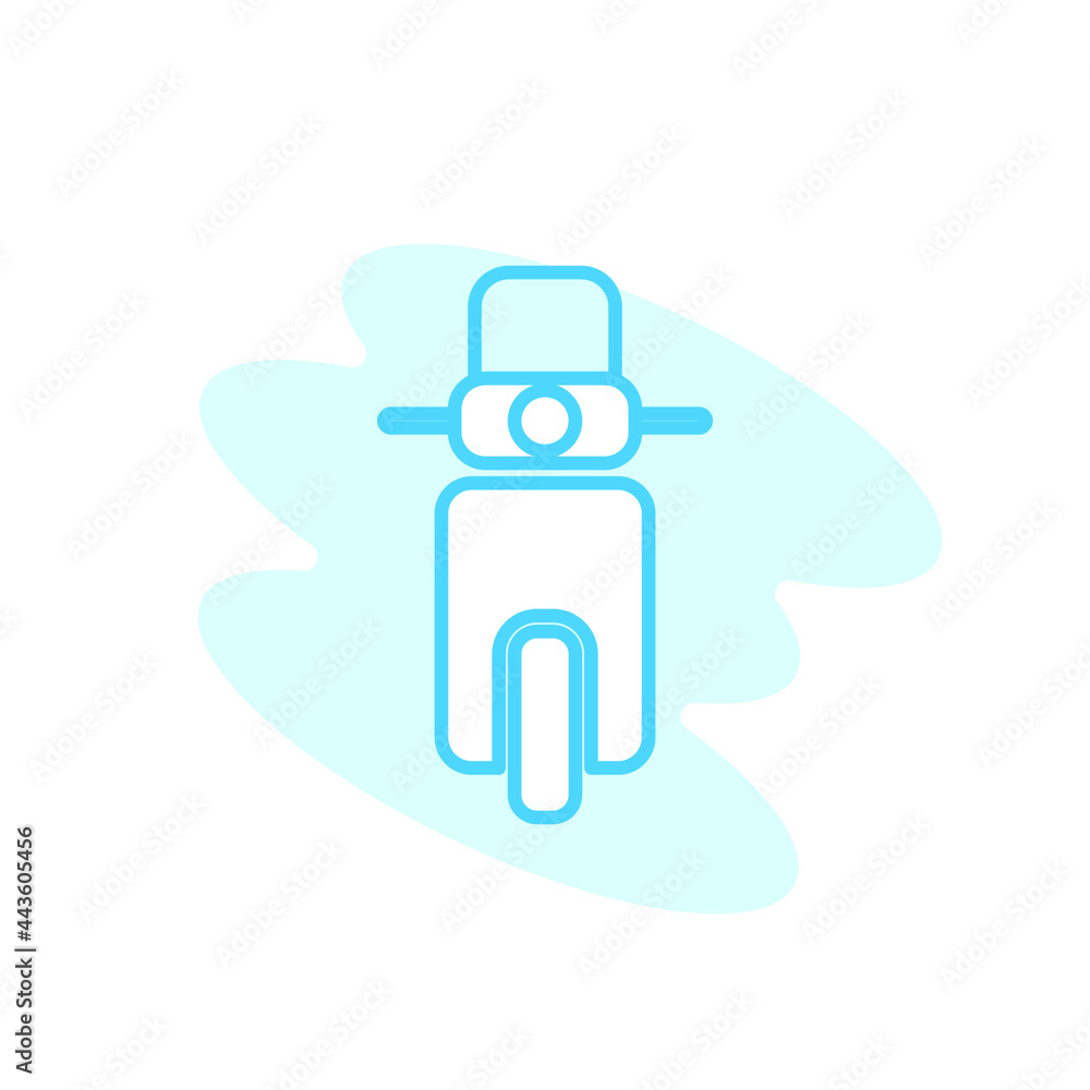 Illustration Vector graphic of motorcycle icon template Illustration Vector graphic of motorcycle icon template