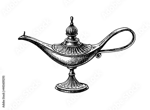 Magical oil lamp.