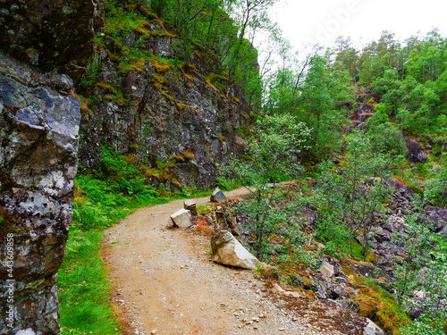 Allmannajuvet area, Sauda in Norway. photo