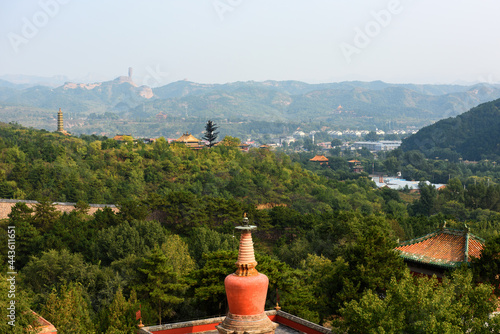 Putuo Zongcheng Temple (Little Potala Palace) is an ancient building in Chengde City, Hebei Province, China. photo