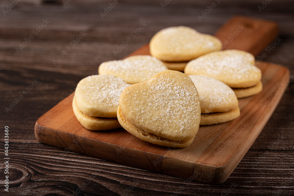 Delicious buttery biscuits filled with guava paste. Delicious buttery biscuits filled with guava paste.