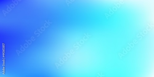 Light blue vector gradient blur template.