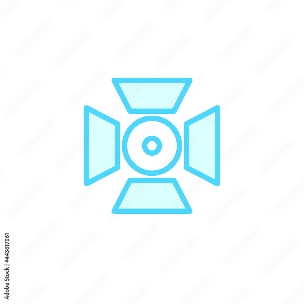 Illustration Vector graphic of spotlight icon template Illustration Vector graphic of spotlight icon template