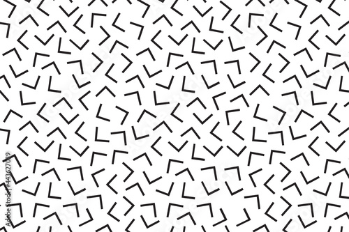 Memphis abstract pattern on white background. Eps10 vector