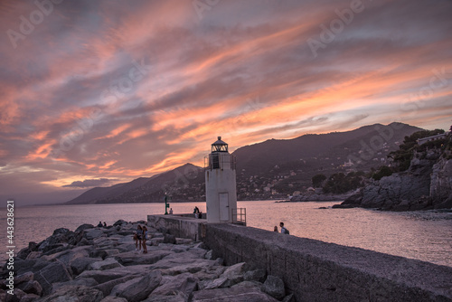 The pretty town of Camogli Italy