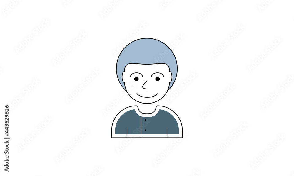 avatar people vector person flat user business icon symbol character illustration 