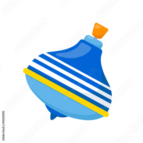 Kid whirligig toy, vector illustration
