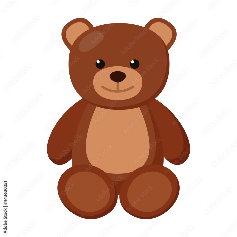 Kid toy bear, vector illustration Kid toy bear, vector illustration