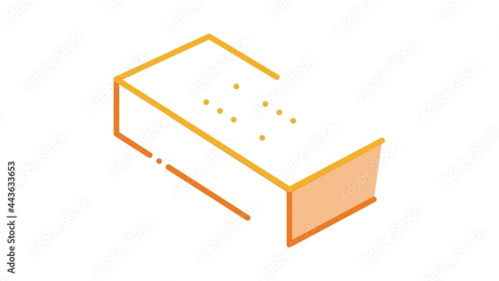 Brick Block Icon Animation. color Brick Block animated icon on white background Brick Block Icon Animation. color Brick Block animated icon on white background