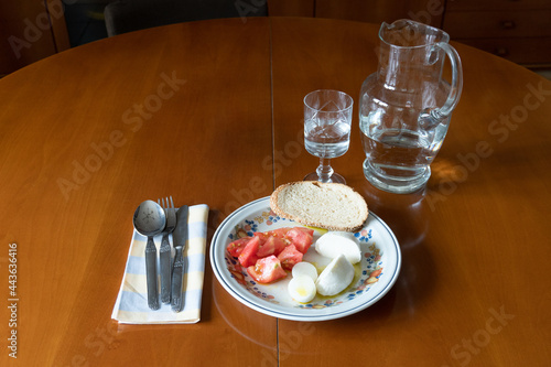 Obraz na płótnie Pomodori e mozzarella w salonie