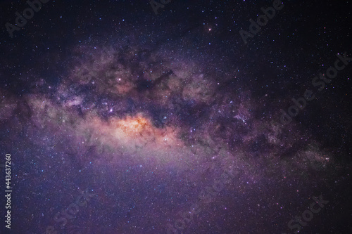 The night view looks the Milky Way. photo
