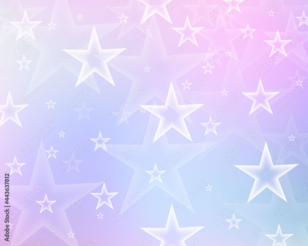 Obraz premium Purple pink pastel star light sky background