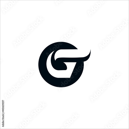 GT, TG Letter Logo Design with Creative Modern Trendy Typography.