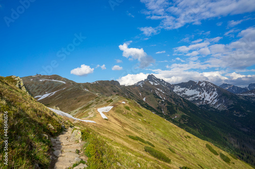 Ridge trail in the Western Tatras.