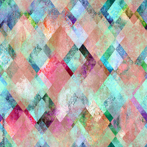 Diamond shapes seamless bac...