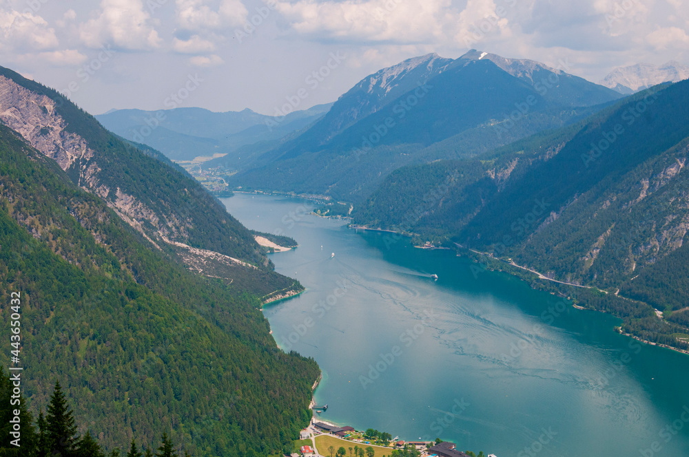 View of Achensee lake in Austrian Tirol