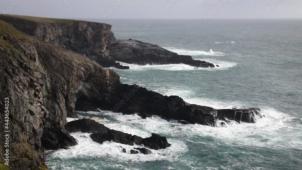 Rough Seas at the Cliffs of Mizen Head, County Cork Rough Seas at the Cliffs of Mizen Head, County Cork