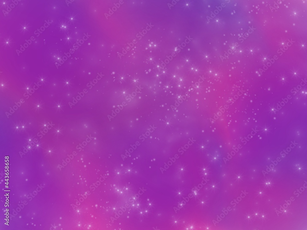 Sky texture background with bright and fantasy stars of pink, blue and purple color Sky texture background with bright and fantasy stars of pink, blue and purple color