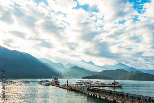 Wallpaper Mural Sun Moon Lake at sunrise, Taiwan. Torontodigital.ca