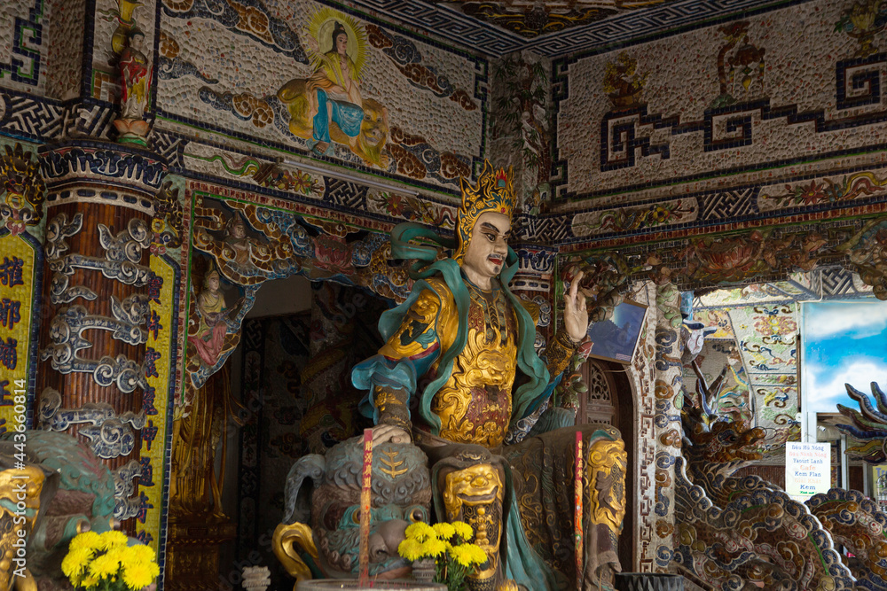 Buddha statue in old temple