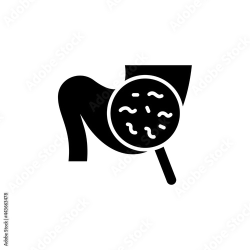 Dysbiosis line icon. Isolated vector element.