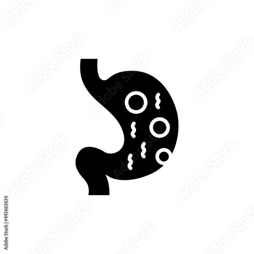 Flatulence line icon. Isolated vector element.