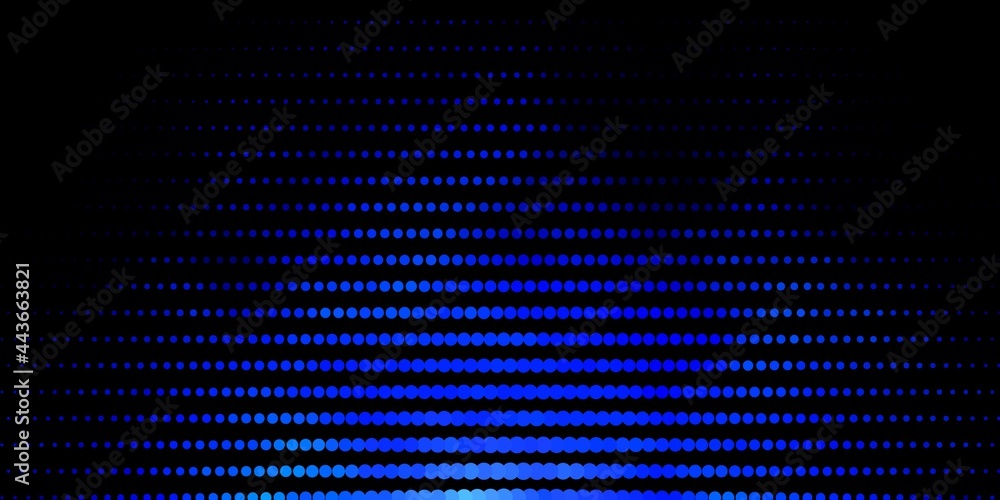 Dark BLUE vector texture with circles. Dark BLUE vector texture with circles.