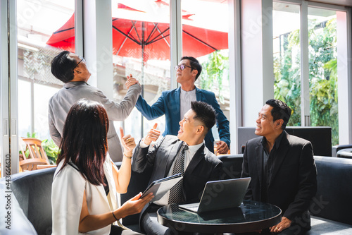 business person teamwork in...