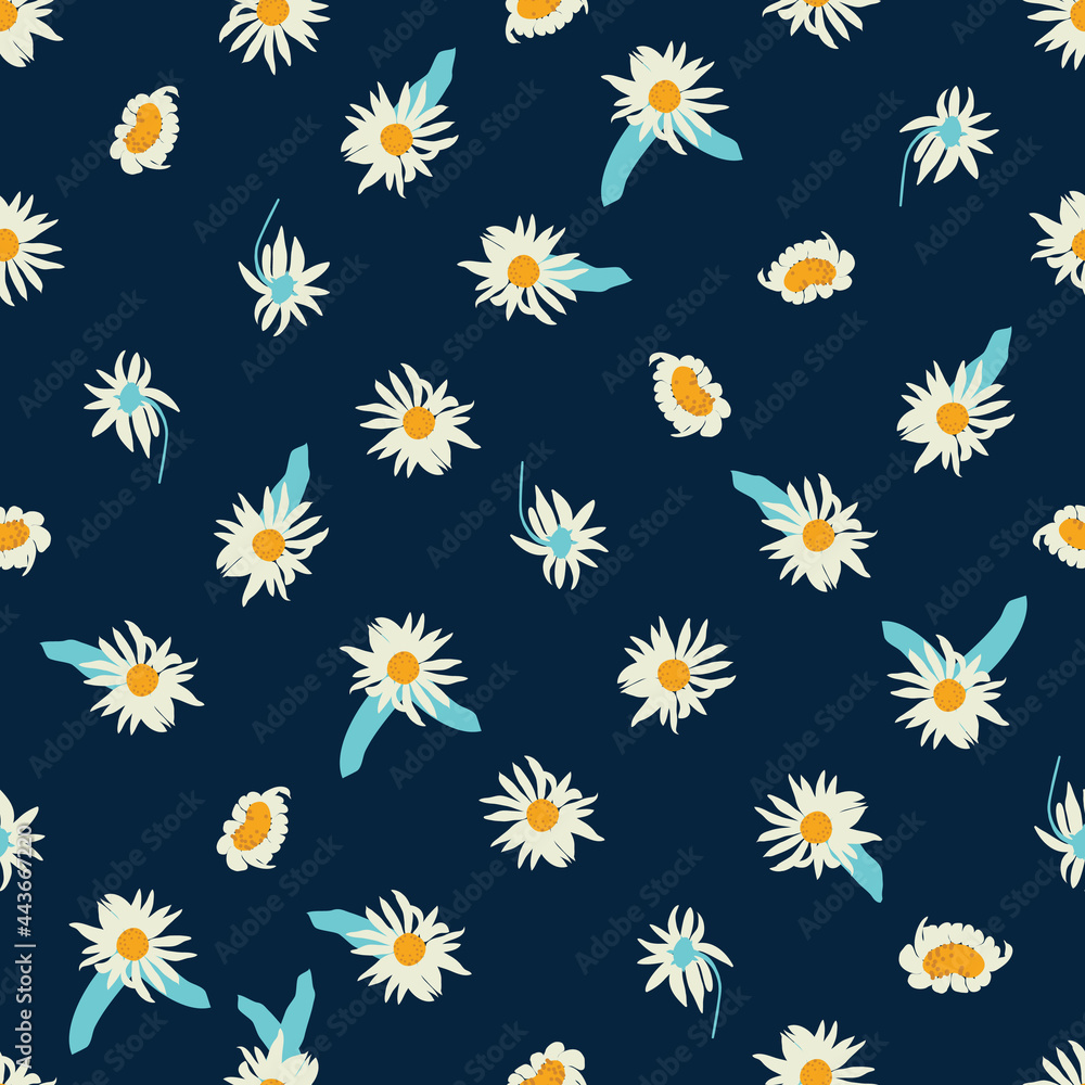 pattern with daisy flowers pattern with daisy flowers